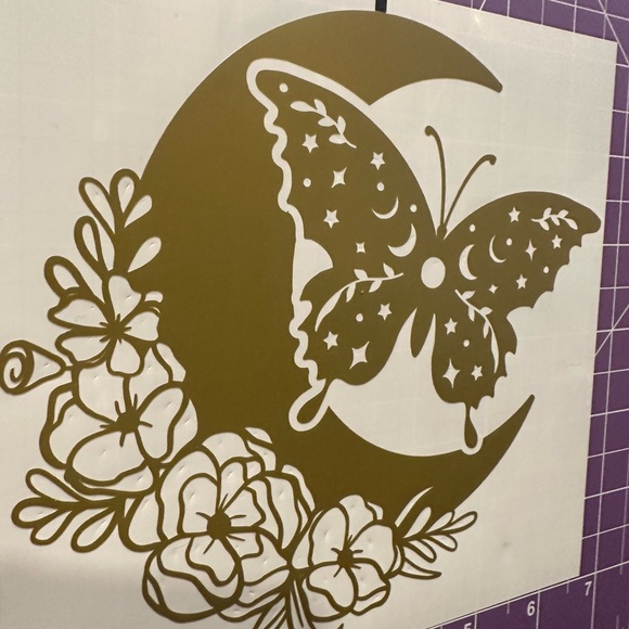 Custom Vinyl Decal Gold Metallic - Picture 3 of 3